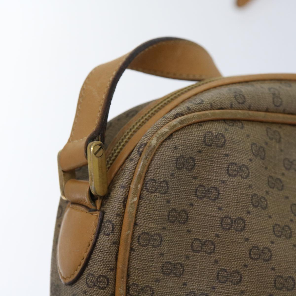 GUCCI Micro GG Supreme Shoulder Bag Beige 007 256 0024  10229