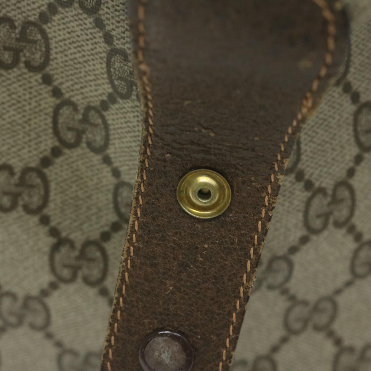 GUCCI GG Canvas Web Sherry Line Tote Bag Beige Red Green 89 19 012  10319