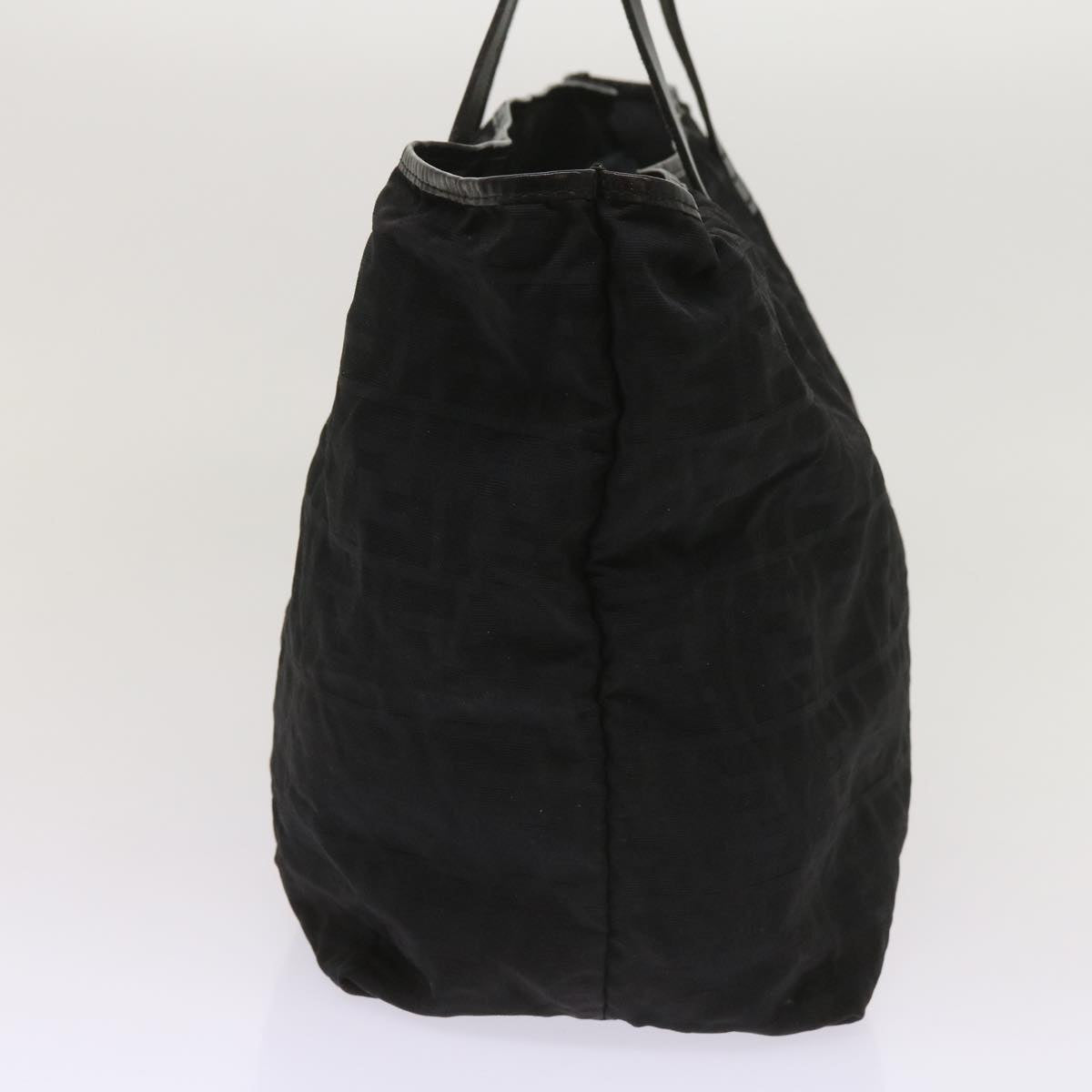 Luxury FendiZucca Canvas Tote Bag Blackyk10394