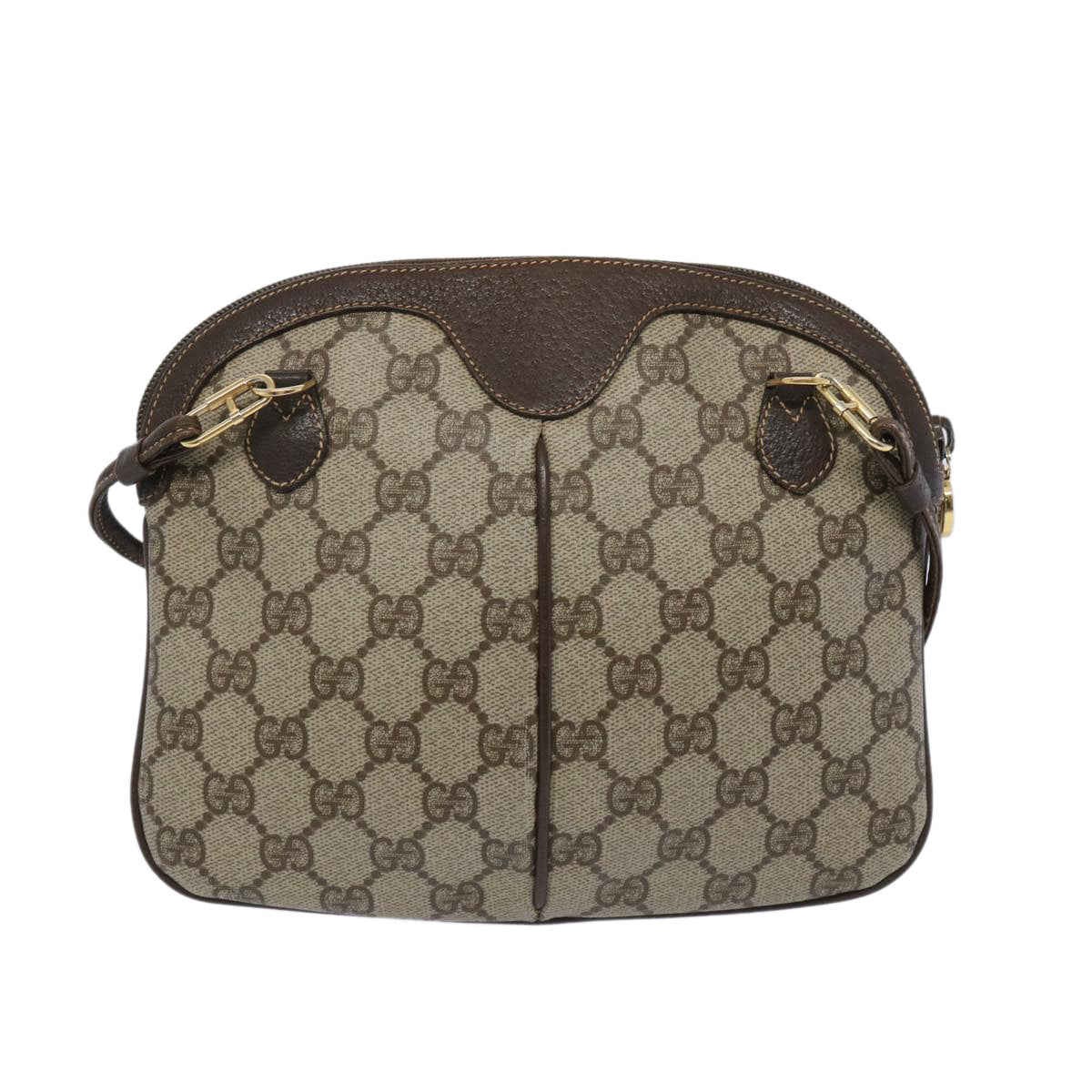 GUCCI GG Supreme Web Sherry Line Shoulder Bag Beige 904 02 047  10435