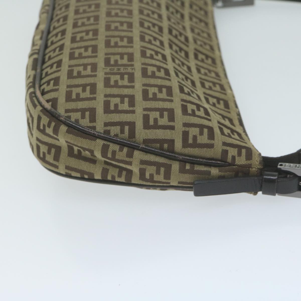 Luxury FendiZucchino Canvas Accessory Pouch Beigeyk10544