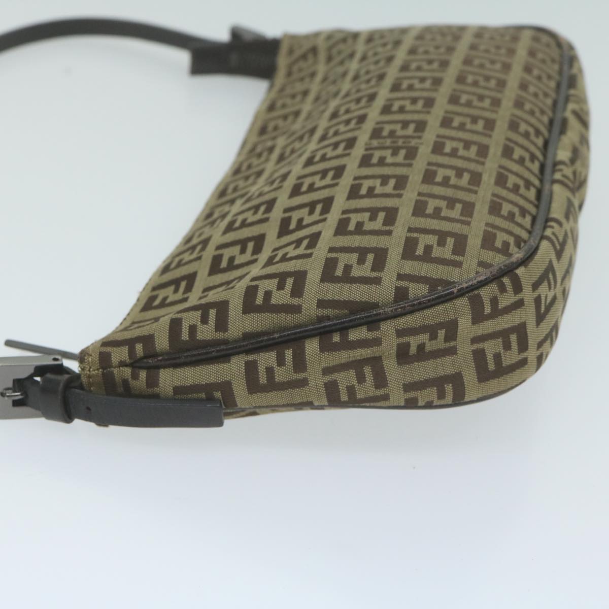 Luxury FendiZucchino Canvas Accessory Pouch Beigeyk10544
