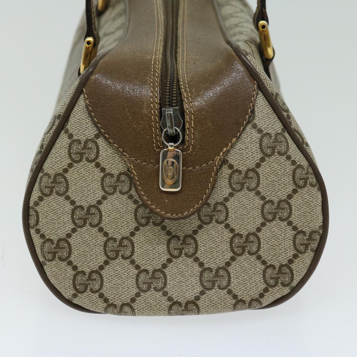 GUCCI GG Supreme Hand Bag PVC Beige 89 02 062  10615