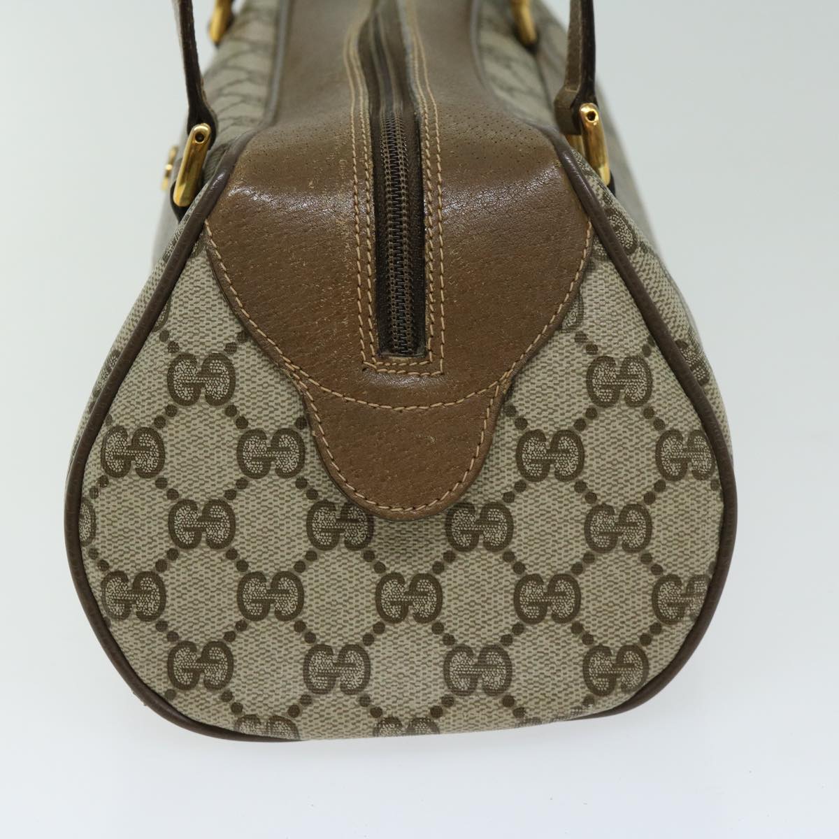 GUCCI GG Supreme Hand Bag PVC Beige 89 02 062  10615