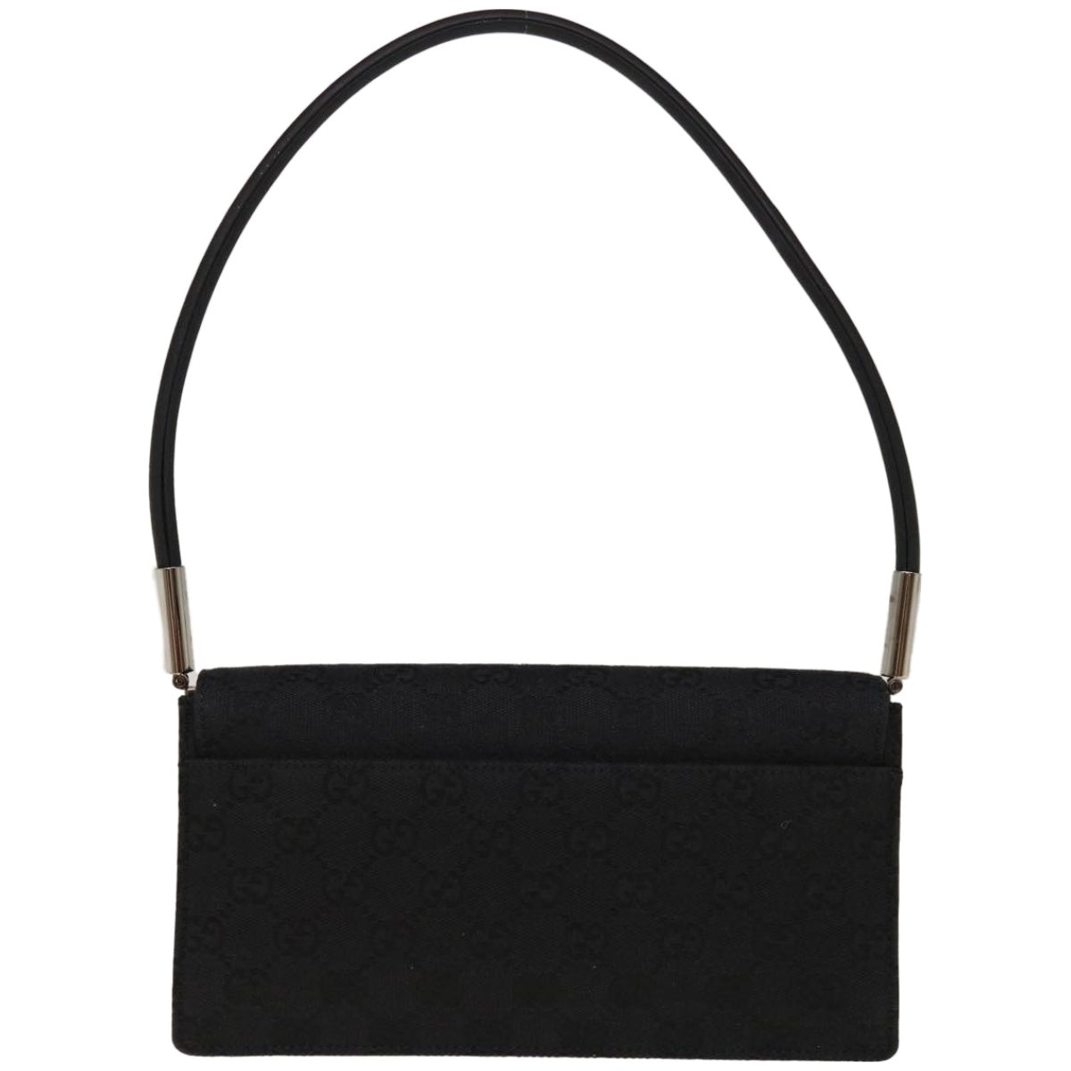 GUCCI GG Canvas Shoulder Bag Black 01235  10637
