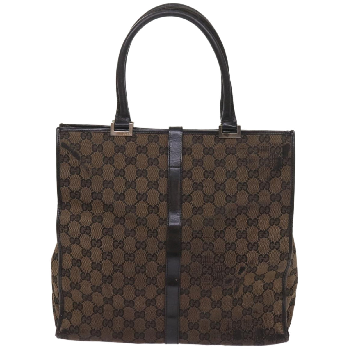 GUCCI GG Canvas Jackie Shoulder Bag 2Set Beige Orange  10661