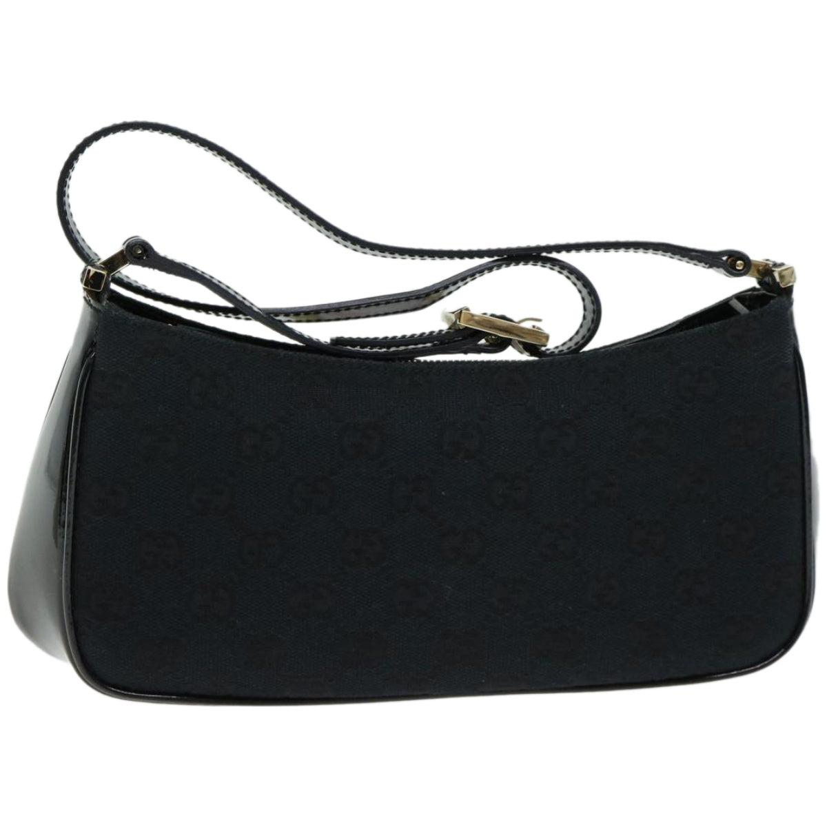 GUCCI GG Canvas Shoulder Bag Black 001 4152  10681
