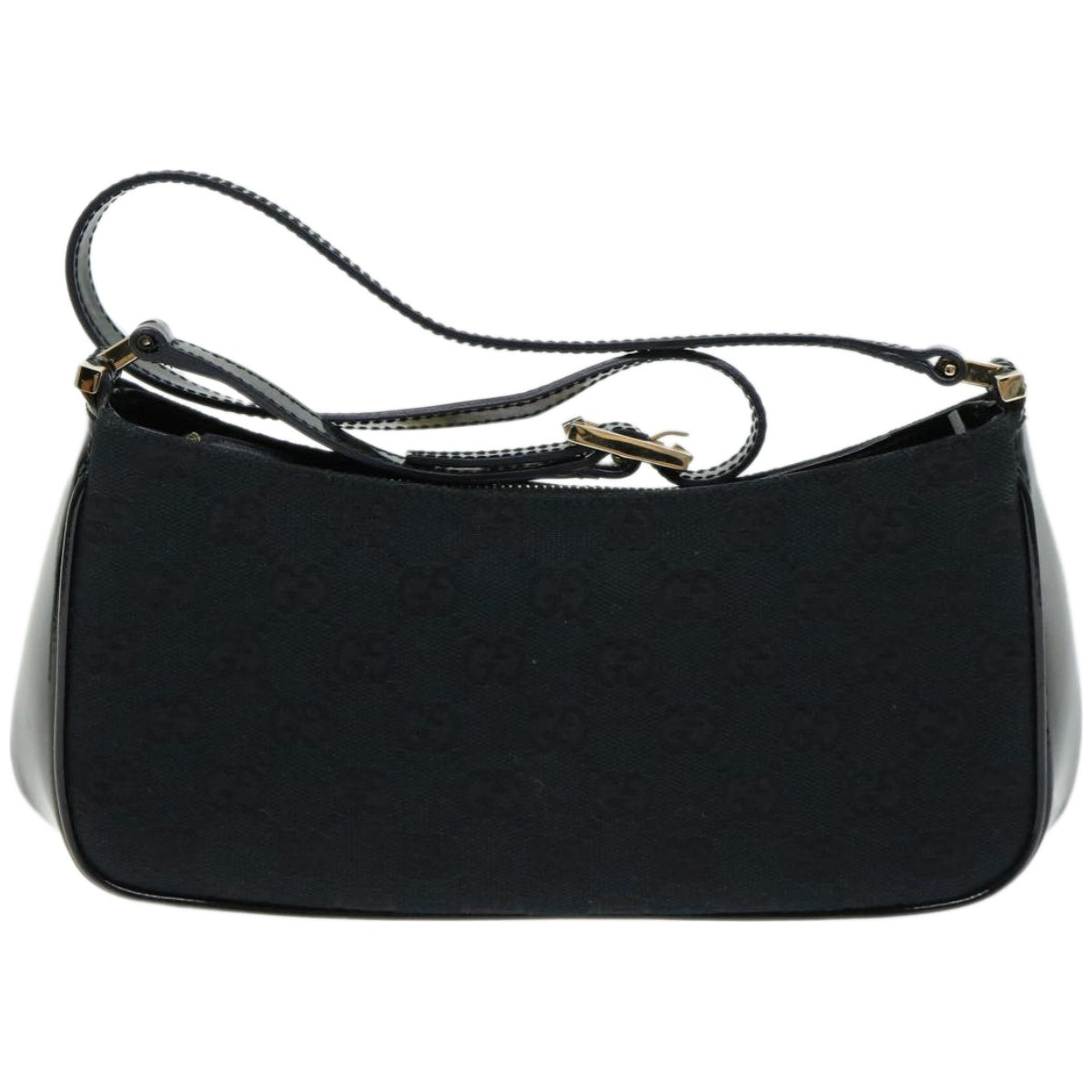 GUCCI GG Canvas Shoulder Bag Black 001 4152  10681