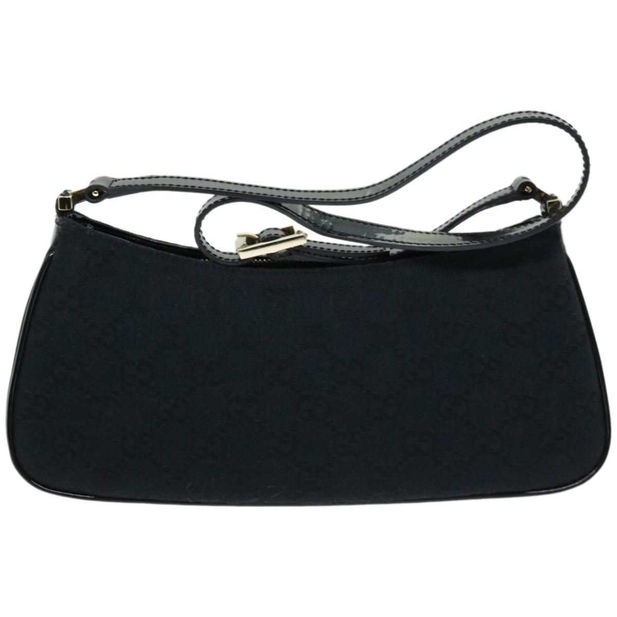 GUCCI GG Canvas Shoulder Bag Black 001 4152  10681