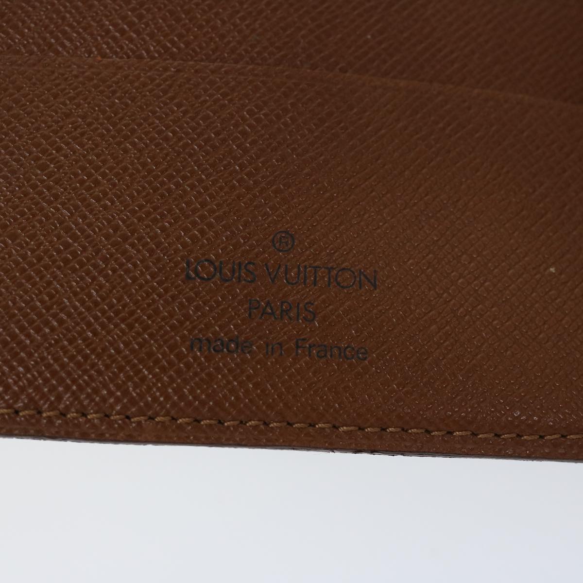LOUIS VUITTON Monogram Porto Papie Zip Wallet M61207 LV yk10735