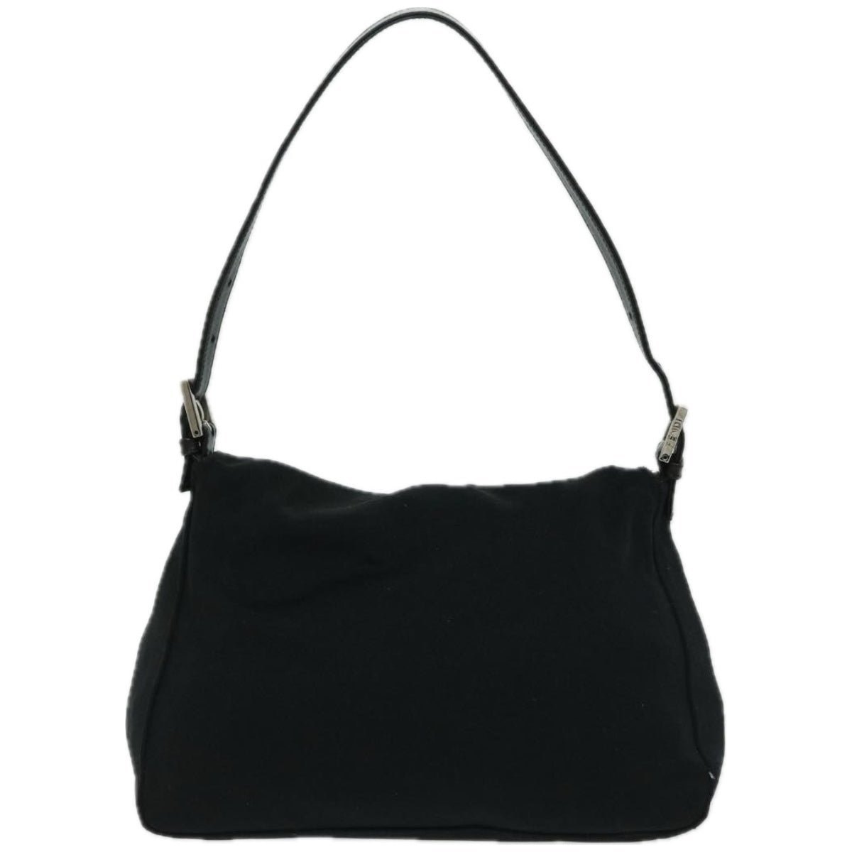 Luxury FendiMamma Baguette Shoulder Bag Nylon Blackyk10749