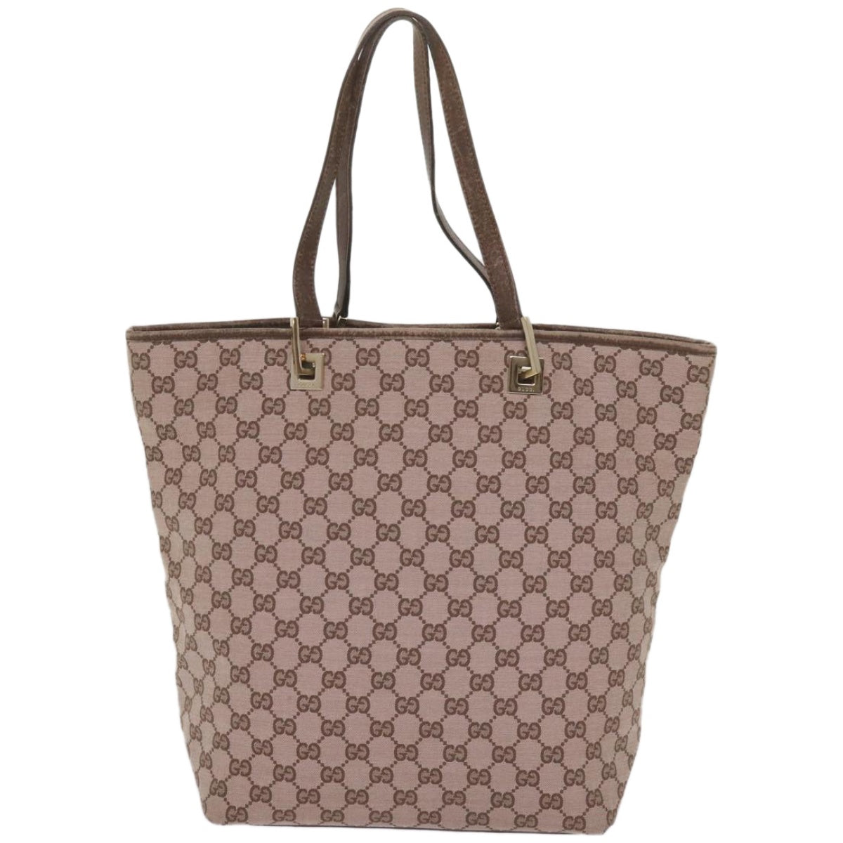 GUCCI GG Canvas Tote Bag Brown 002 1098  10768
