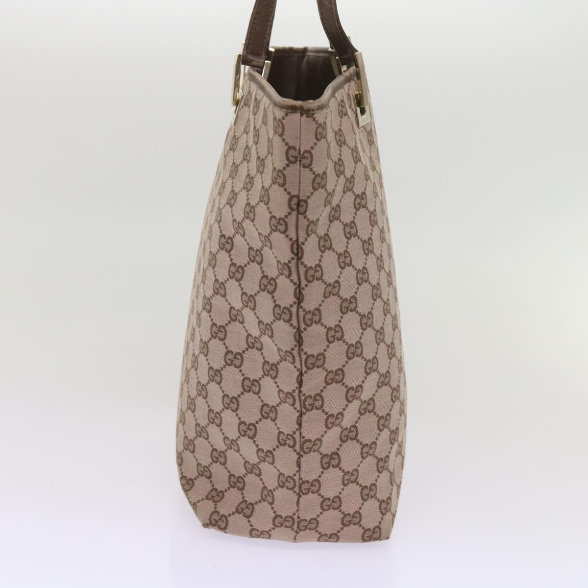 GUCCI GG Canvas Tote Bag Brown 002 1098  10768