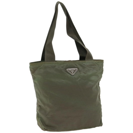 Luxury PradaTote Bag Nylon Khaki yk10780
