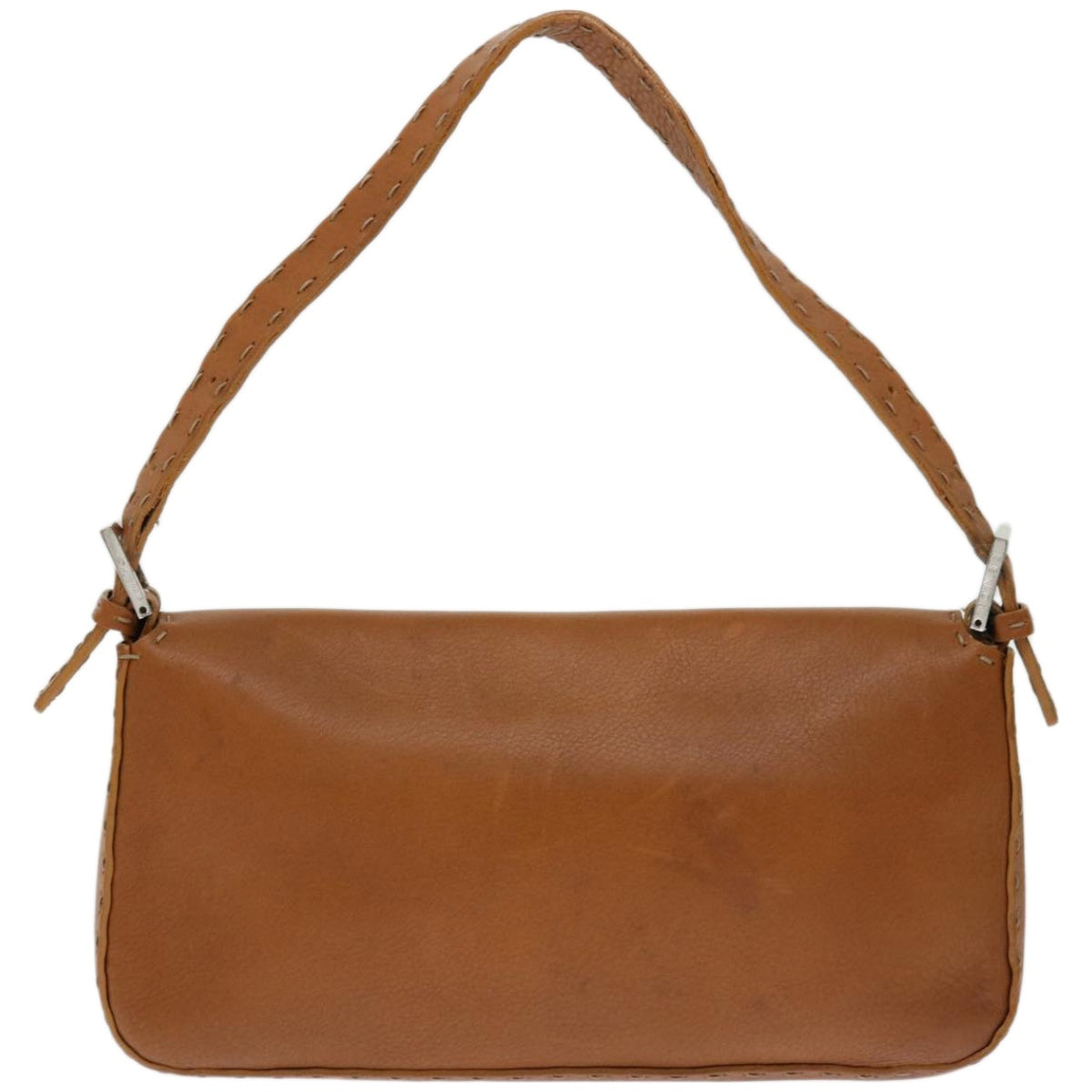 Luxury FendiCeleria Mamma Baguette Shoulder Bag Leather Brownyk10979