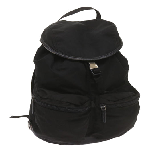 Luxury PradaBackpack Nylon Black yk11052