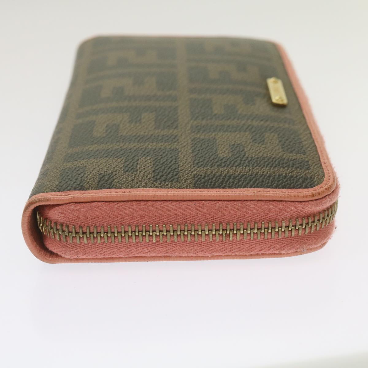 Luxury FendiZucca Canvas Long Wallet Black Brownyk11164