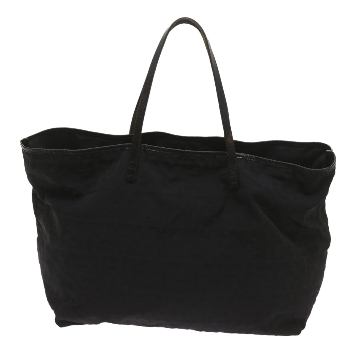 Luxury FendiZucca Canvas Tote Bag Blackyk11259