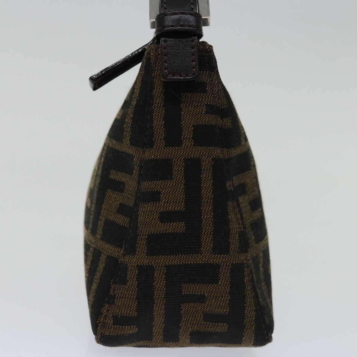 Luxury FendiZucca Canvas Hand Bag Brown Blackyk11283
