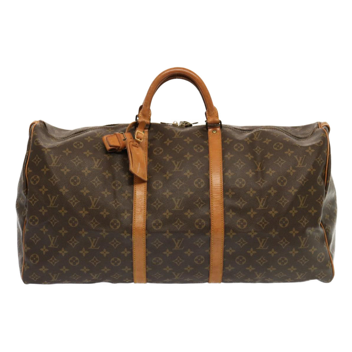 LOUIS VUITTON Monogram Keepall 60 Boston Bag M41422 LV yk11292