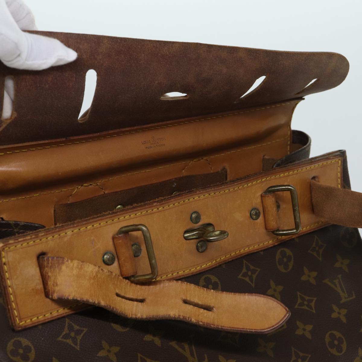 LOUIS VUITTON Monogram steamer bag Boston Bag M41126 LV yk11301