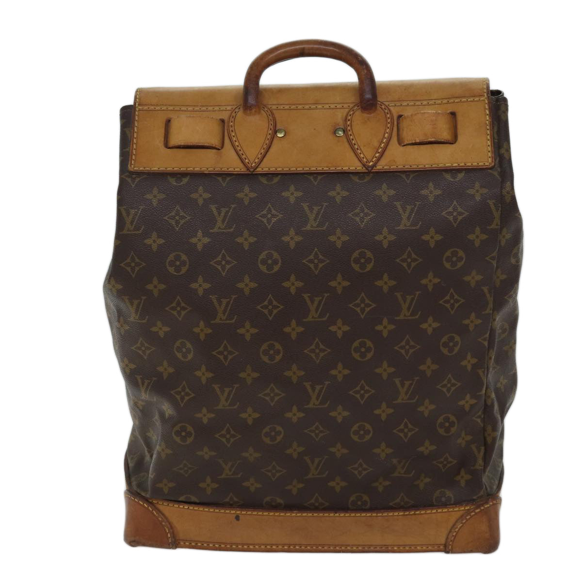 LOUIS VUITTON Monogram steamer bag Boston Bag M41126 LV yk11301