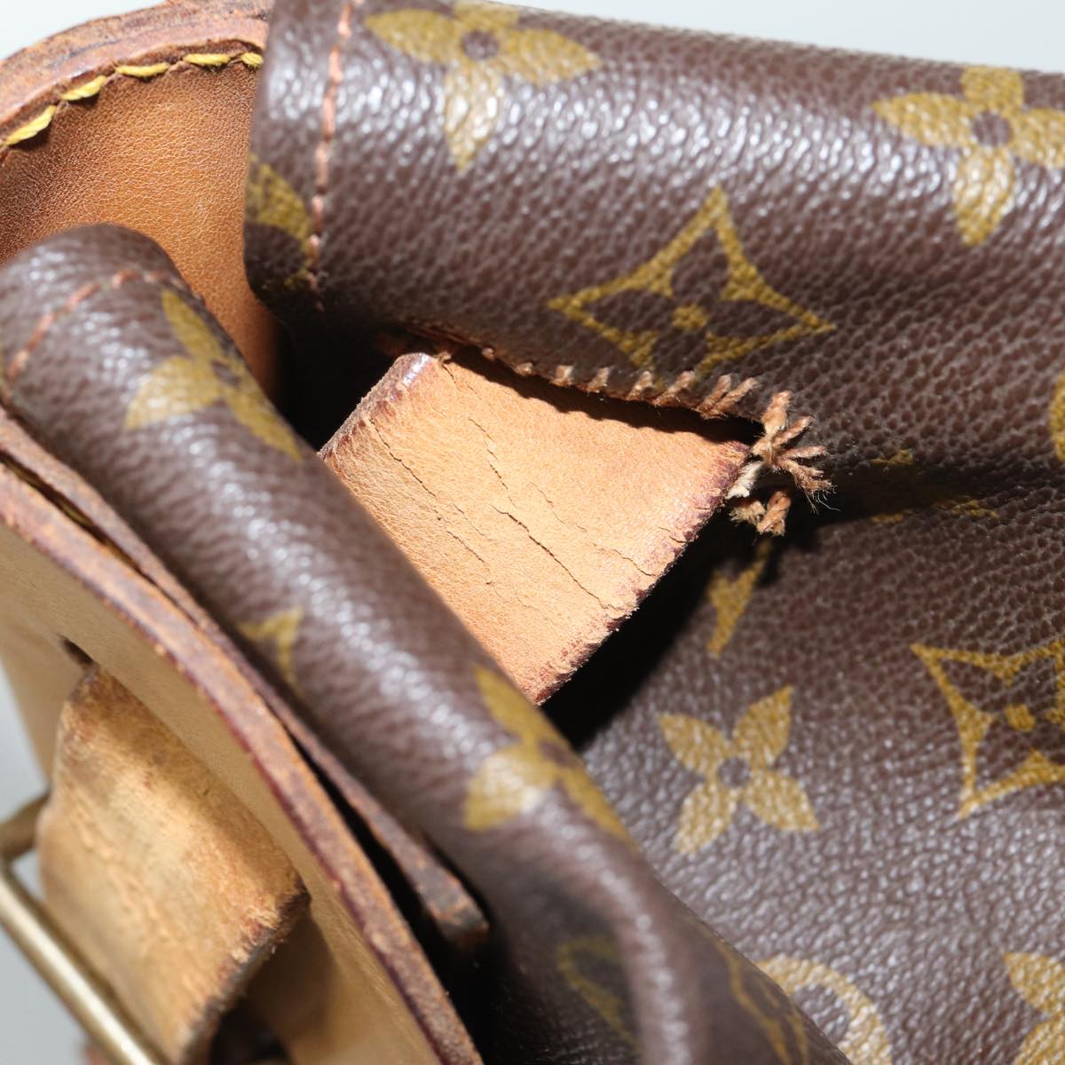 LOUIS VUITTON Monogram steamer bag Boston Bag M41126 LV yk11301