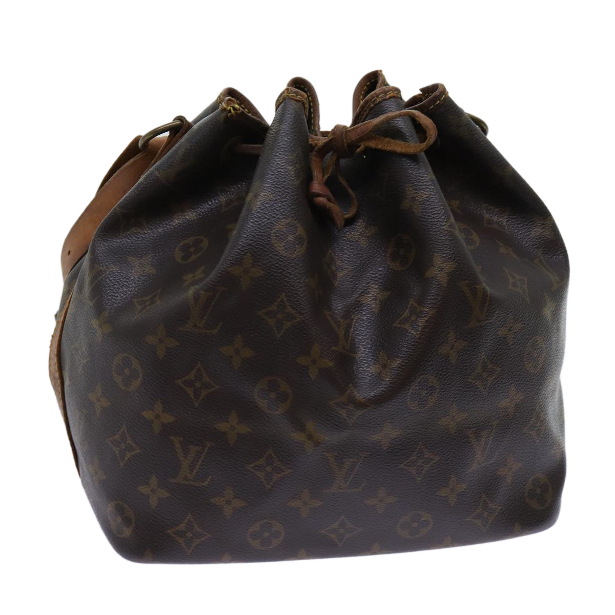 LOUIS VUITTON Monogram Petit Noe Shoulder Bag M42226 LV yk11305
