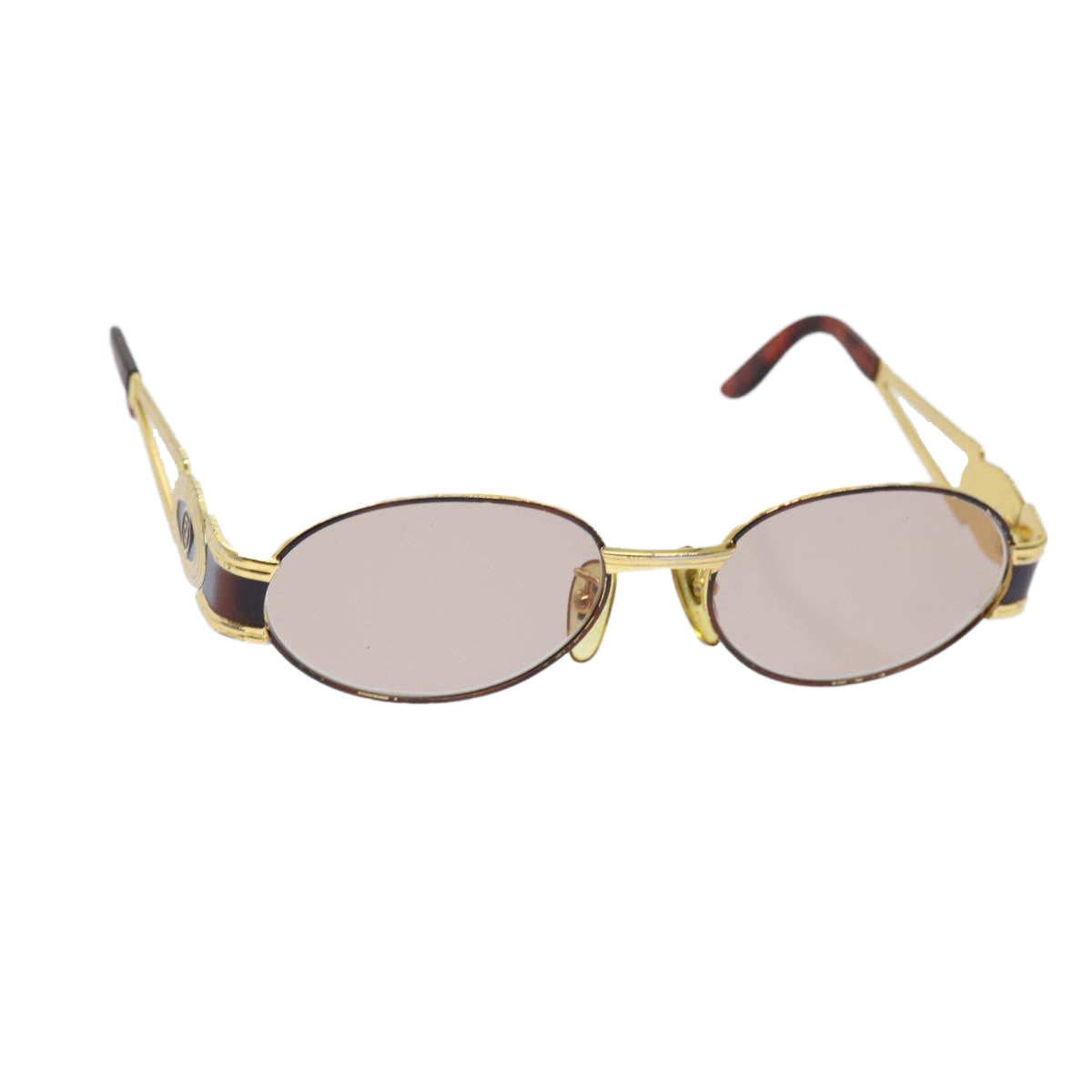 Luxury FendiSunglasses metal Gold Brownyk11319