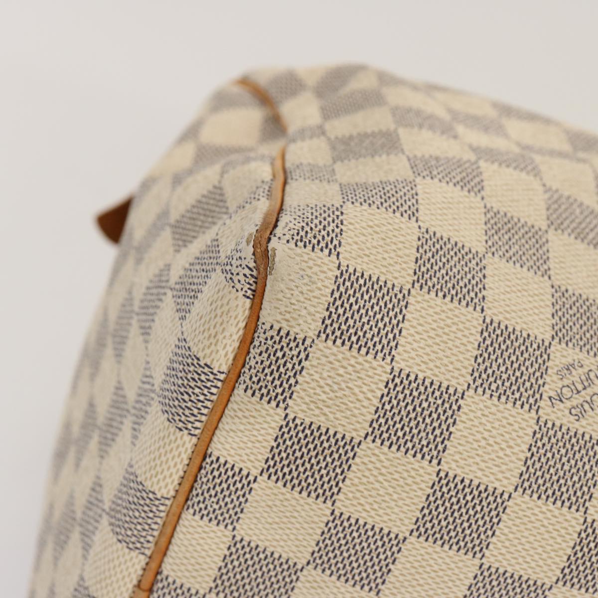 LOUIS VUITTON Damier Azur Speedy 30 Hand Bag N41533 LV yk11356