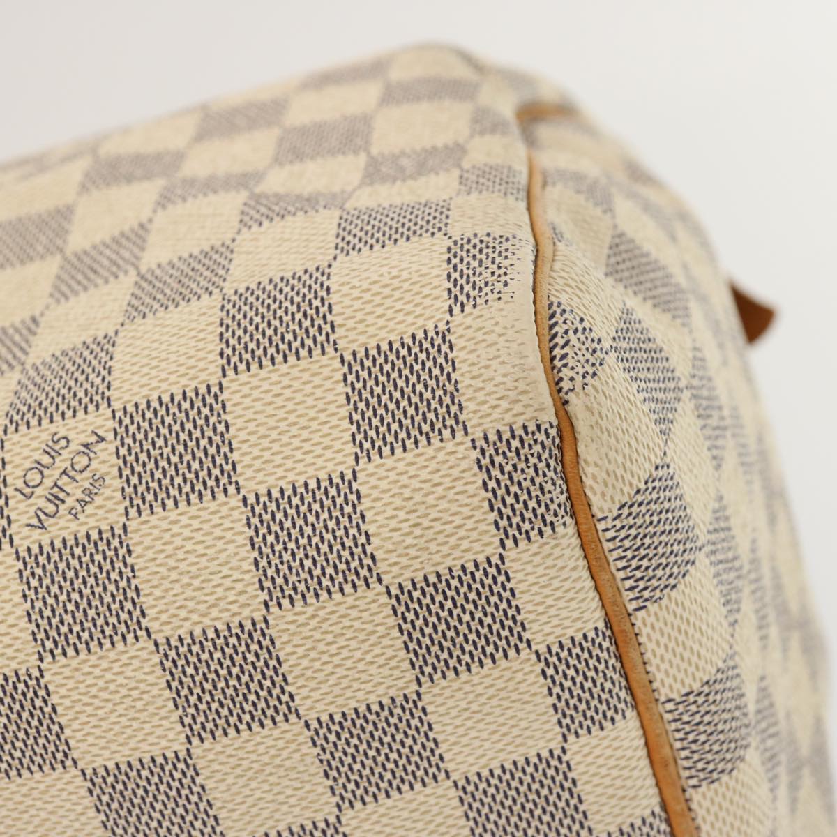 LOUIS VUITTON Damier Azur Speedy 30 Hand Bag N41533 LV yk11356
