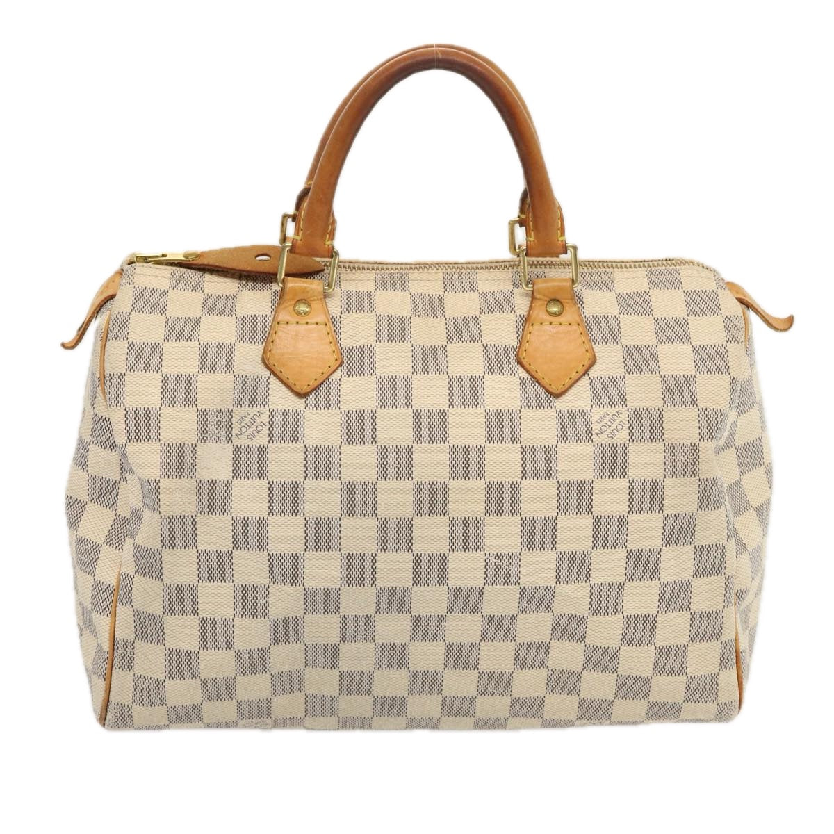 LOUIS VUITTON Damier Azur Speedy 30 Hand Bag N41533 LV yk11356
