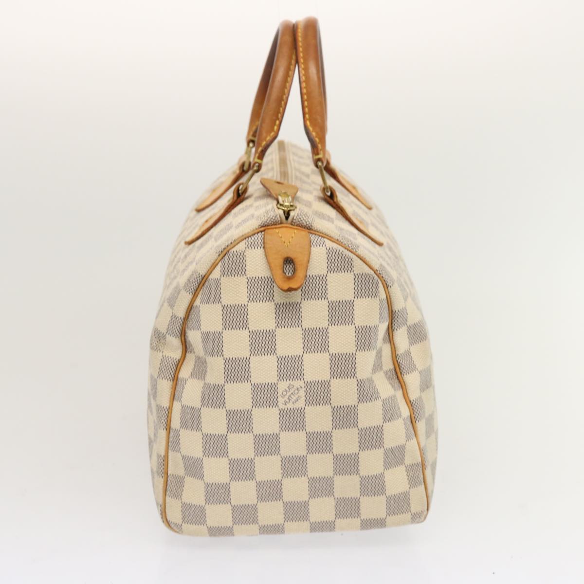 LOUIS VUITTON Damier Azur Speedy 30 Hand Bag N41533 LV yk11356
