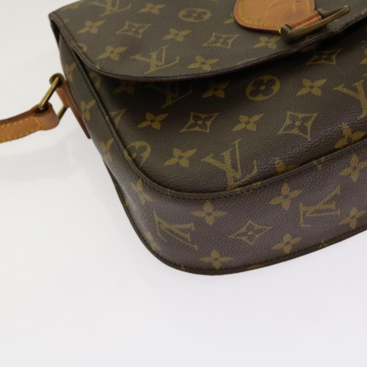 LOUIS VUITTON Monogram Saint Cloud GM Shoulder Bag M51242 LV yk11365