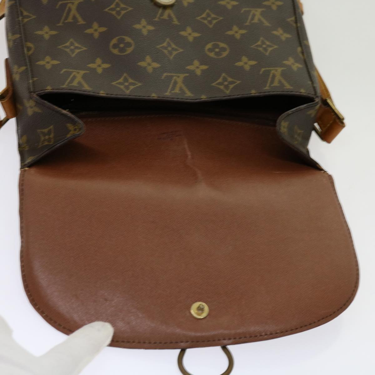 LOUIS VUITTON Monogram Saint Cloud GM Shoulder Bag M51242 LV yk11365