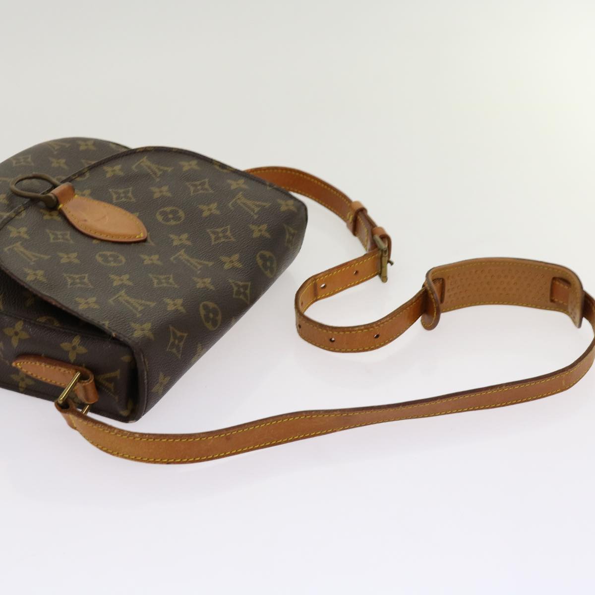 LOUIS VUITTON Monogram Saint Cloud GM Shoulder Bag M51242 LV yk11365