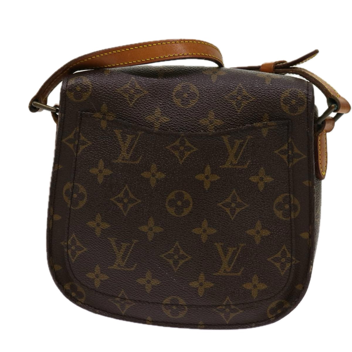 LOUIS VUITTON Monogram Saint Cloud MM Shoulder Bag M51243 LV yk11368