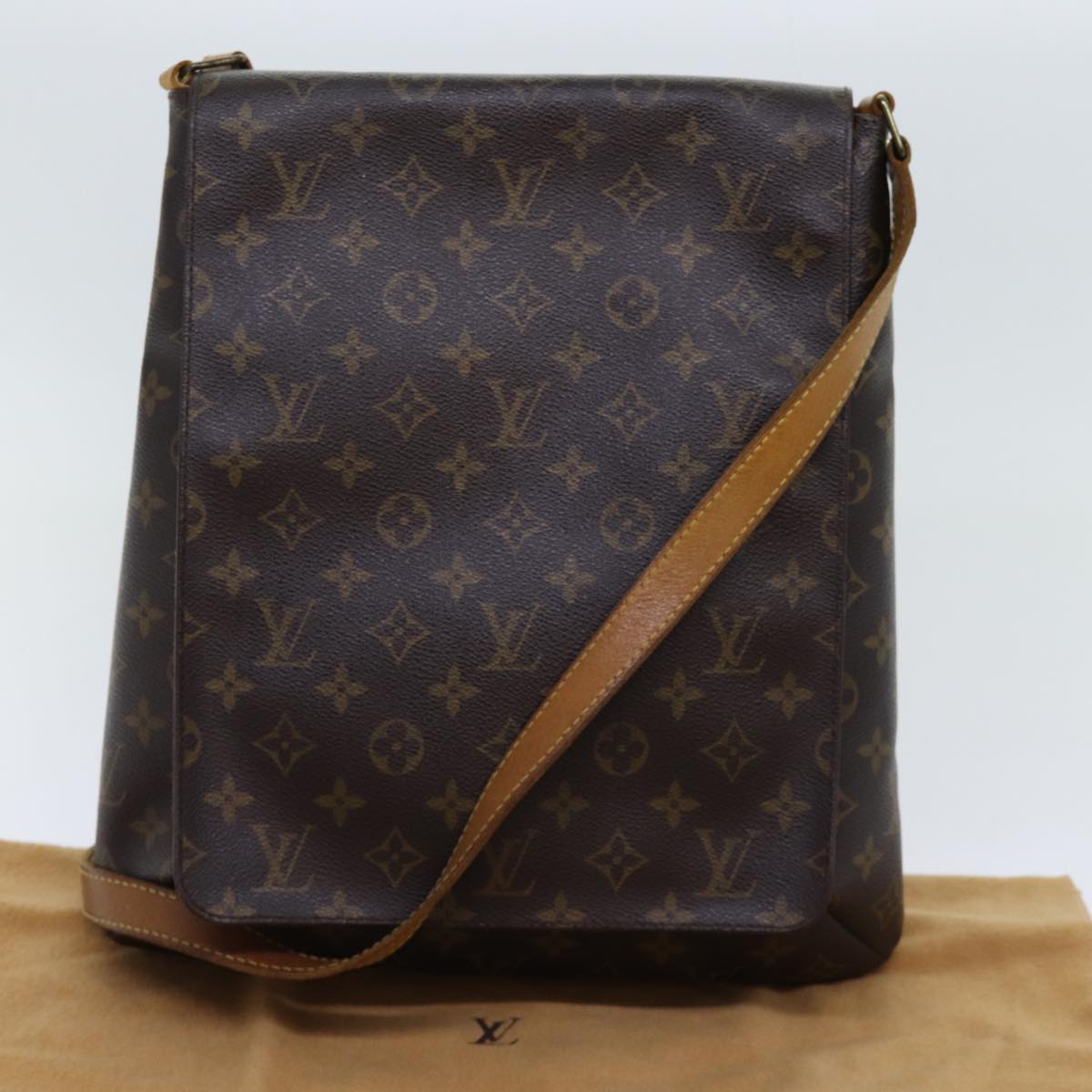 LOUIS VUITTON Monogram Musette Shoulder Bag M51256 LV yk11398
