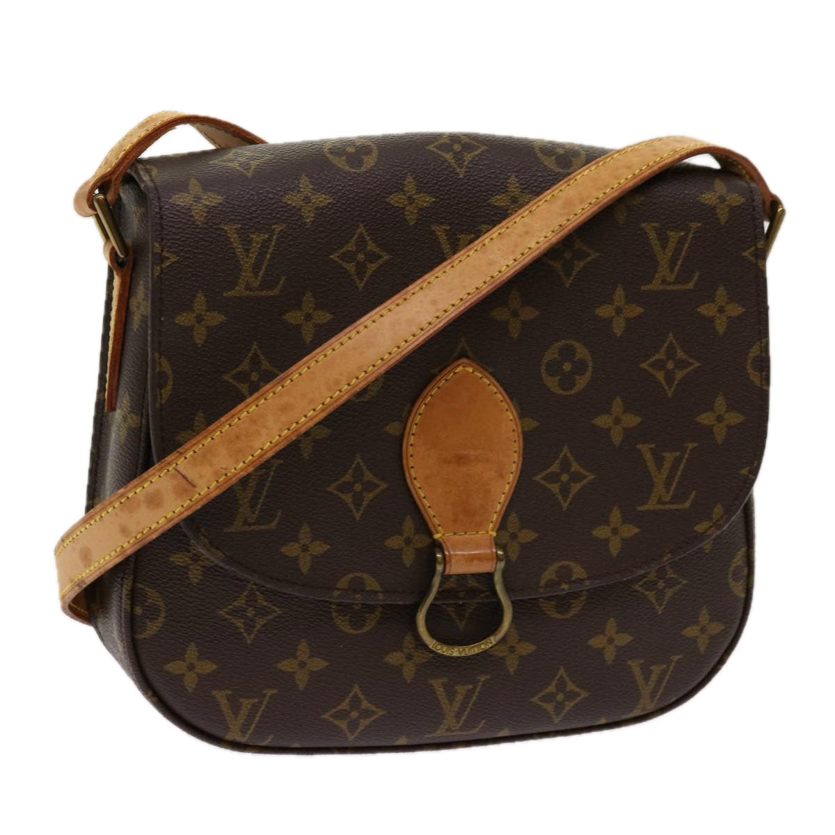 LOUIS VUITTON Monogram Saint Cloud GM Shoulder Bag M51242 LV yk11400