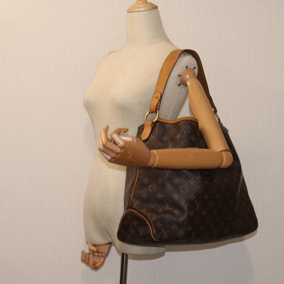 LOUIS VUITTON Monogram Delightful MM Shoulder Bag M50156 LV yk11401