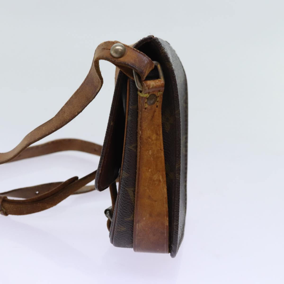 LOUIS VUITTON Monogram Cartouchiere PM Shoulder Bag Vintage M51254 yk11403