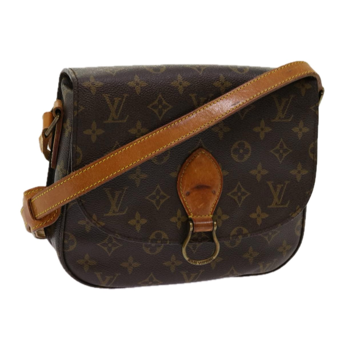 LOUIS VUITTON Monogram Saint Cloud GM Shoulder Bag M51242 LV yk11407