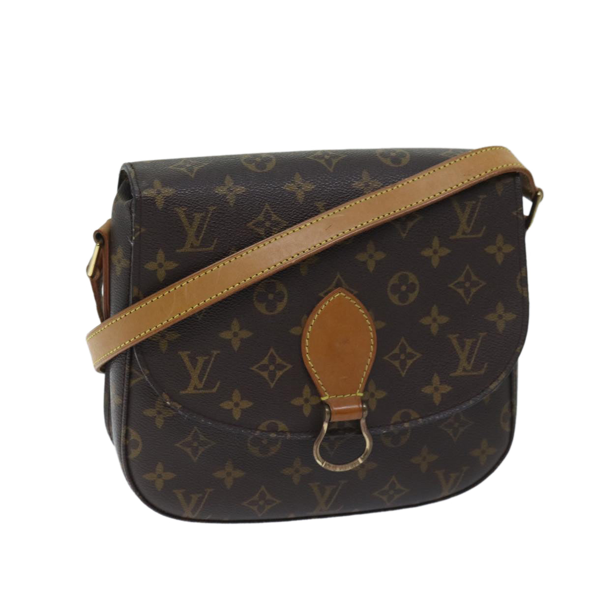 LOUIS VUITTON Monogram Saint Cloud GM Shoulder Bag M51242 LV yk11455