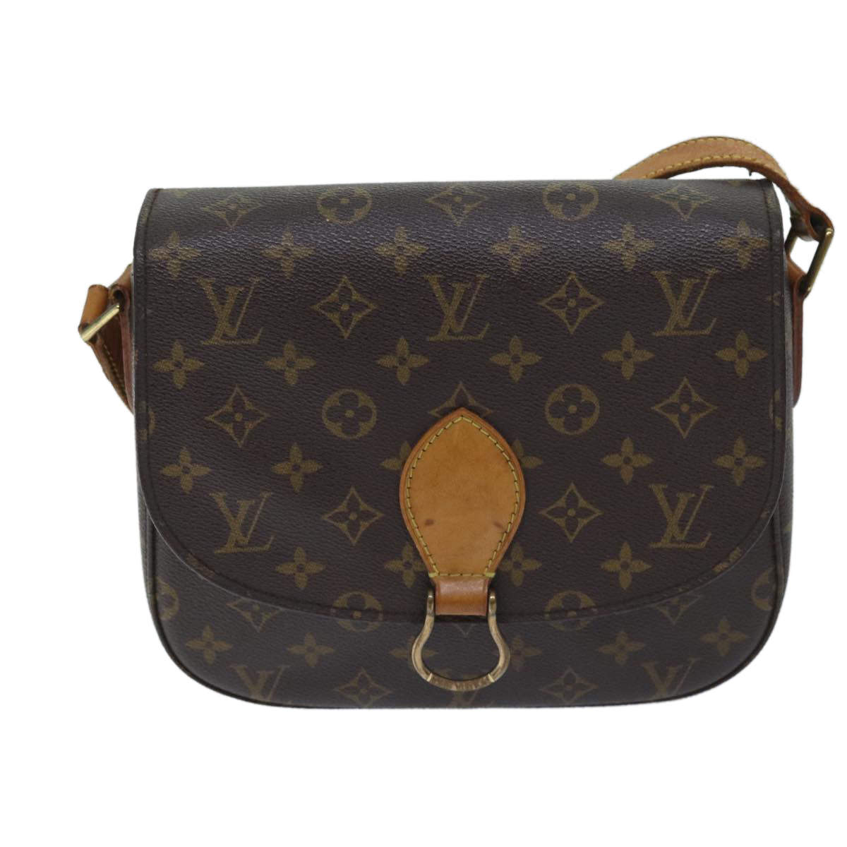LOUIS VUITTON Monogram Saint Cloud GM Shoulder Bag M51242 LV yk11458