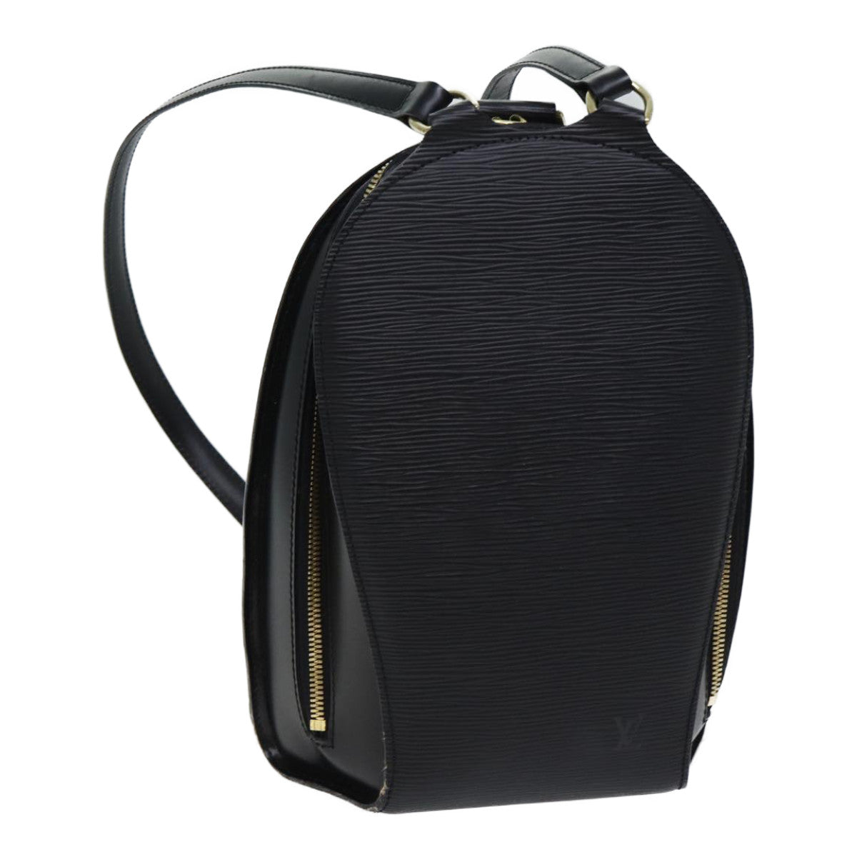 LOUIS VUITTON Epi Mabillon Backpack Black M52232 LV yk11505