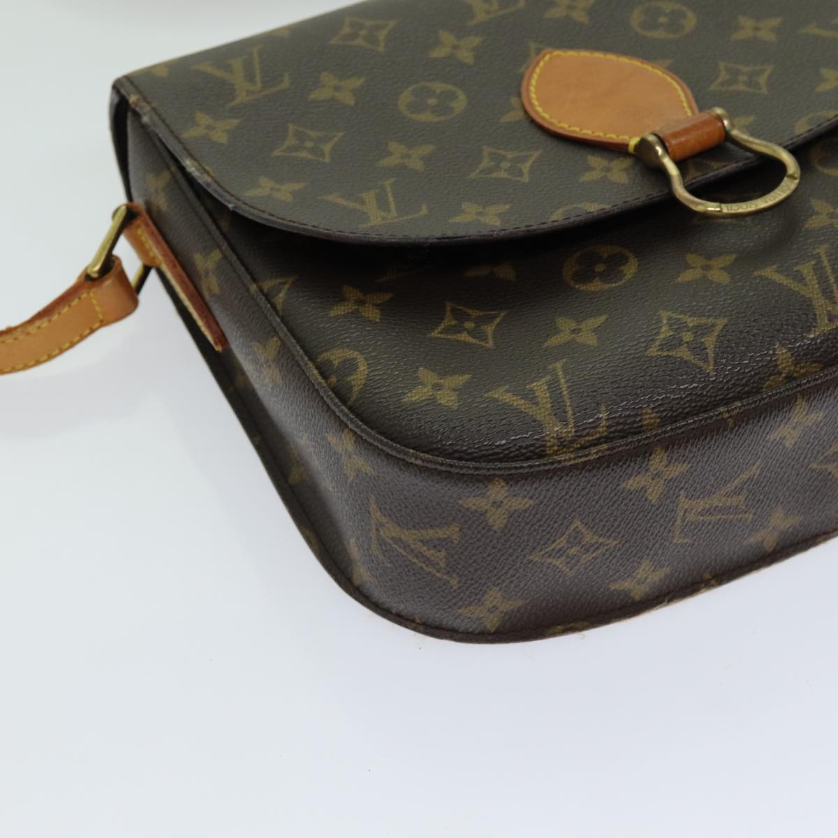 LOUIS VUITTON Monogram Saint Cloud GM Shoulder Bag M51242 LV yk11538