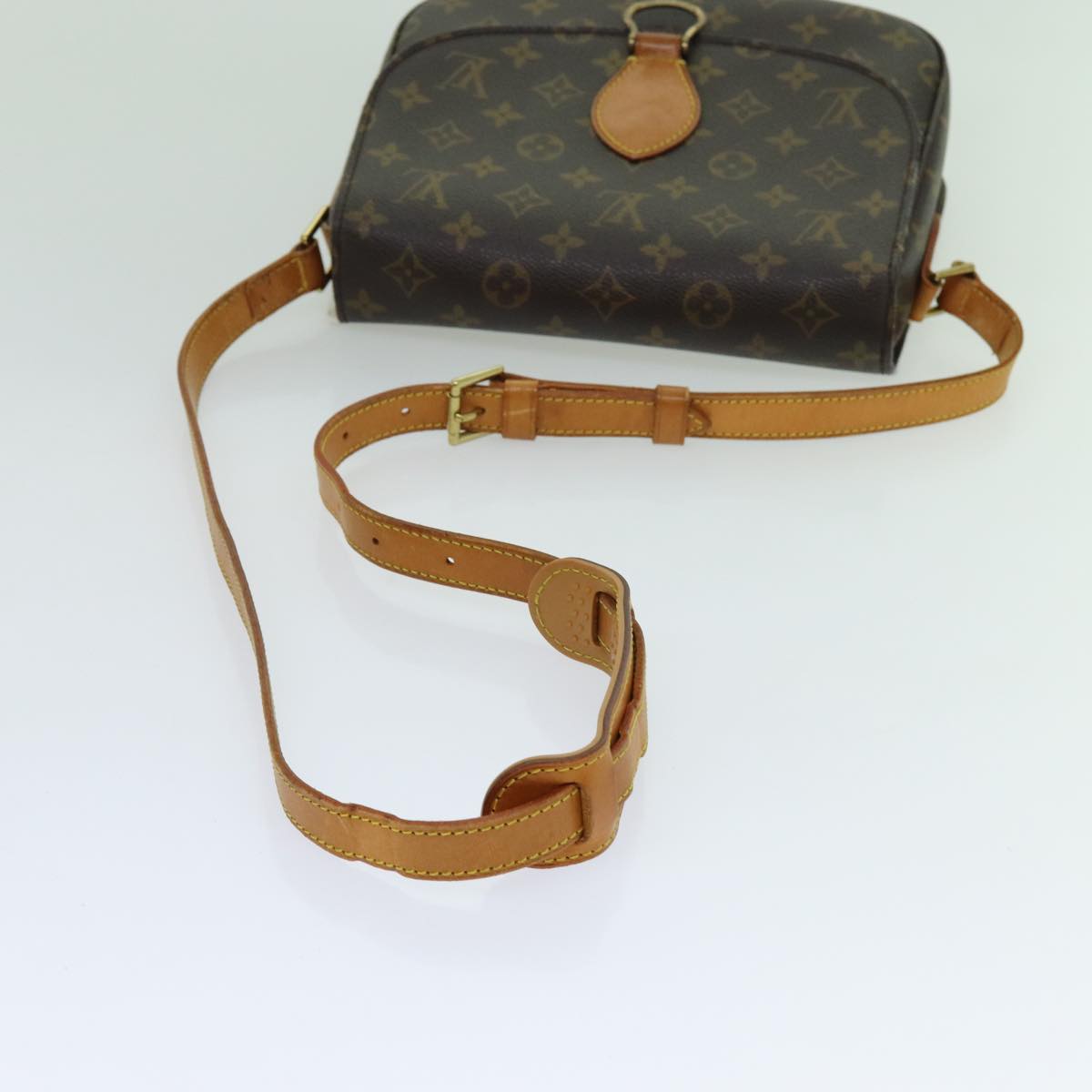 LOUIS VUITTON Monogram Saint Cloud GM Shoulder Bag M51242 LV yk11538