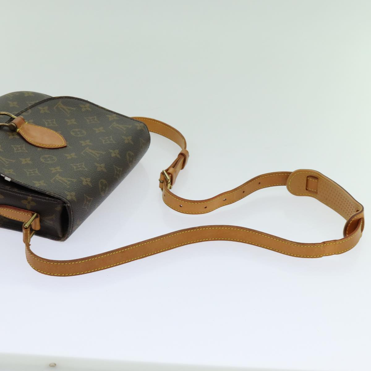 LOUIS VUITTON Monogram Saint Cloud GM Shoulder Bag M51242 LV yk11538