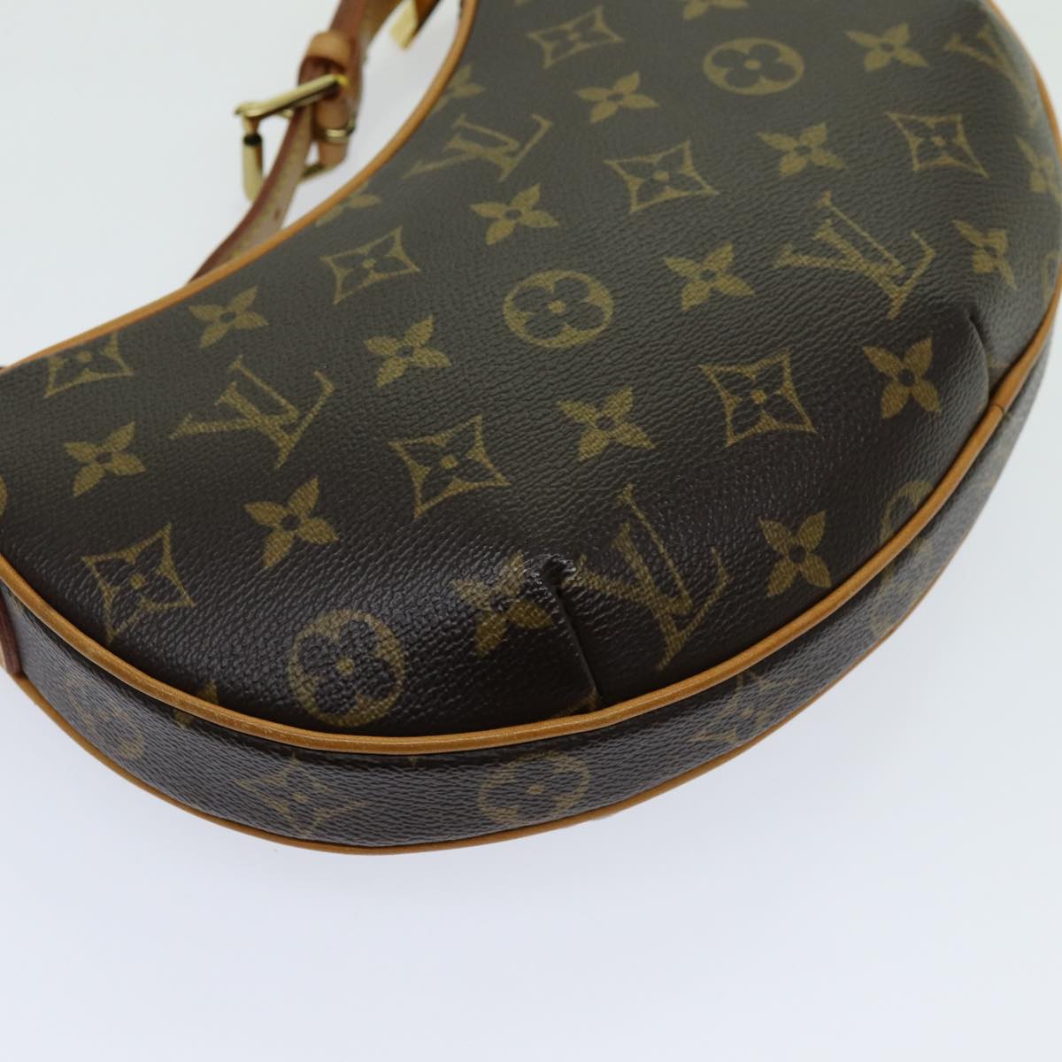 LOUIS VUITTON Monogram Pochette Croissant Shoulder Bag M51510 LV yk11546A