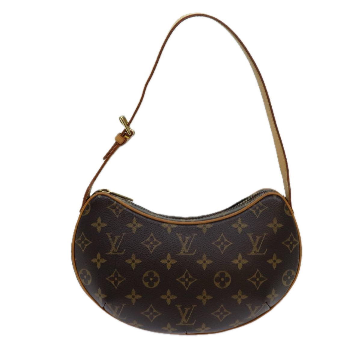 LOUIS VUITTON Monogram Pochette Croissant Shoulder Bag M51510 LV yk11546A